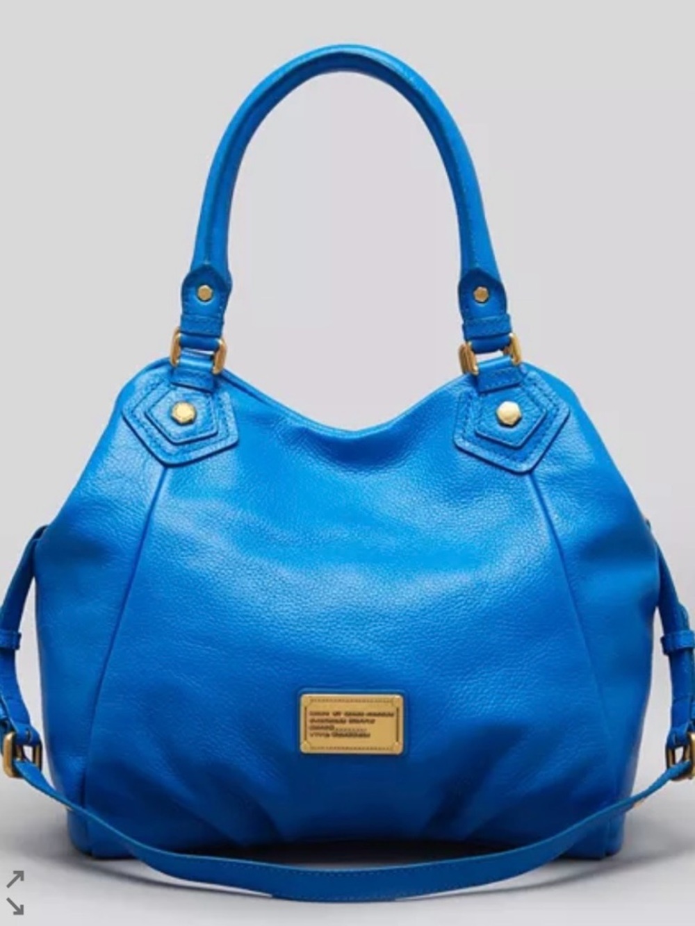 Marc by Marc Jacobs Classic Q Fran Leather Tote Bag - Cobalt Blue